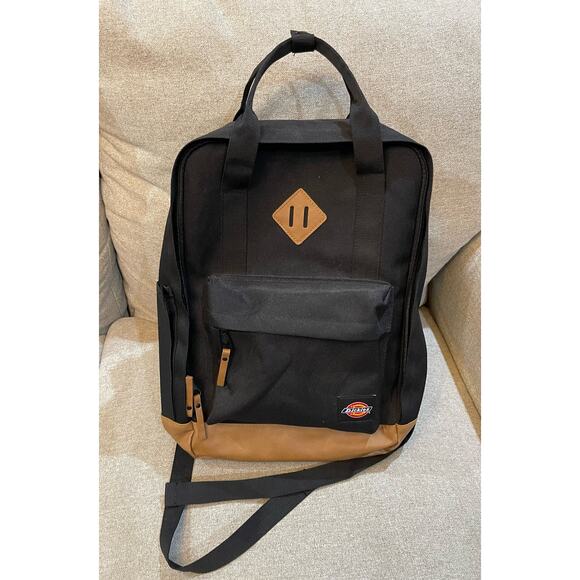 Black Dickies Backpack For Laptop Traveling - Picture 2 of 9